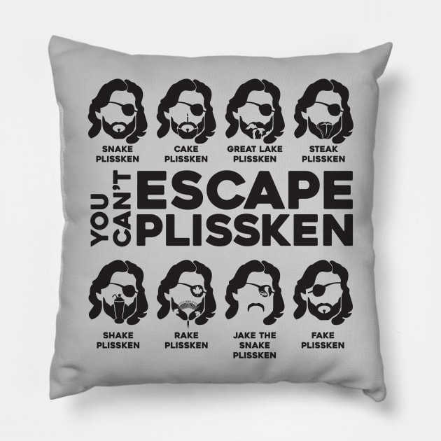 You Can't Escape Plissken Pillow by moose_cooletti