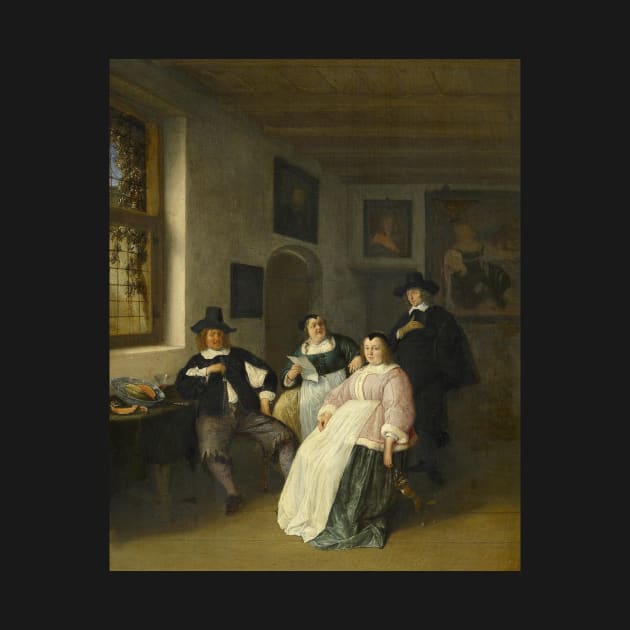 The De Goyer Family and the Painter by Adriaen van Ostade by Classic Art Stall