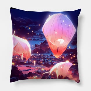 Prosperous Kongming Galaxy Sky Lanterns Pillow