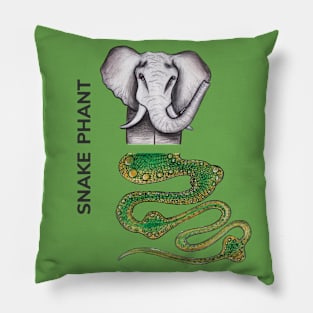 SNAKE PHANT by FrankenDuo Pillow