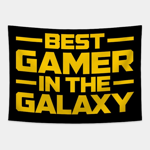 Best Gamer In The Galaxy Tapestry by TextTees