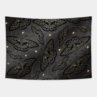 monarch butterfly pattern Tapestry