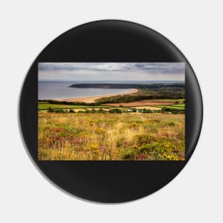 Oxwich Bay from Cefn Bryn, Gower Pin