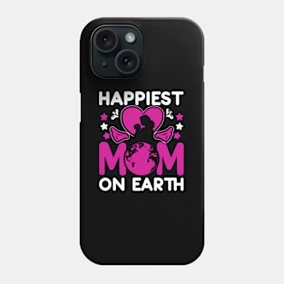 Mom Mothers Day 2024 Happiest Mom On Eh Phone Case