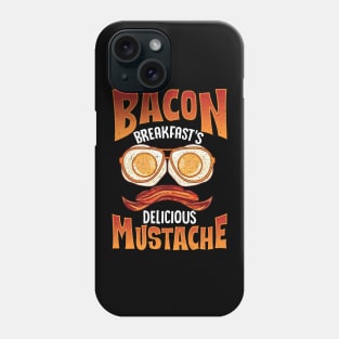 Funny Bacon Breakfast's Delicious Mustache Bacon Egg Gift Phone Case