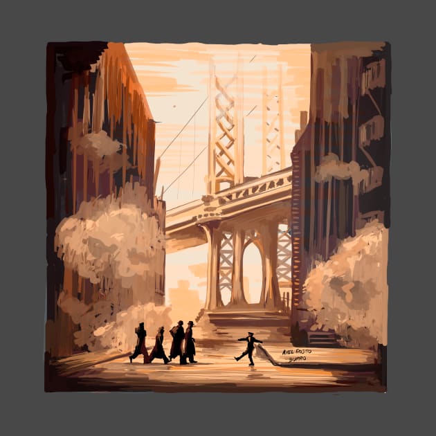 Once Upon a Time in America Illustration by burrotees