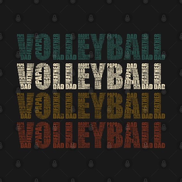 Volleyball Dad - Funny Sports Lovers Gift For Papa by DnB