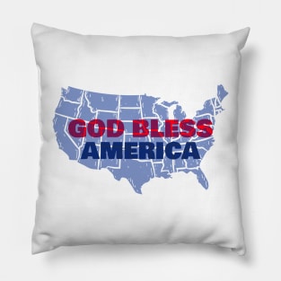 God Bless America Pillow