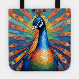 Indian Peafowl Tote