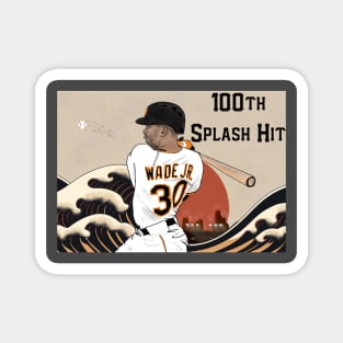 100th Splash Hit Magnet