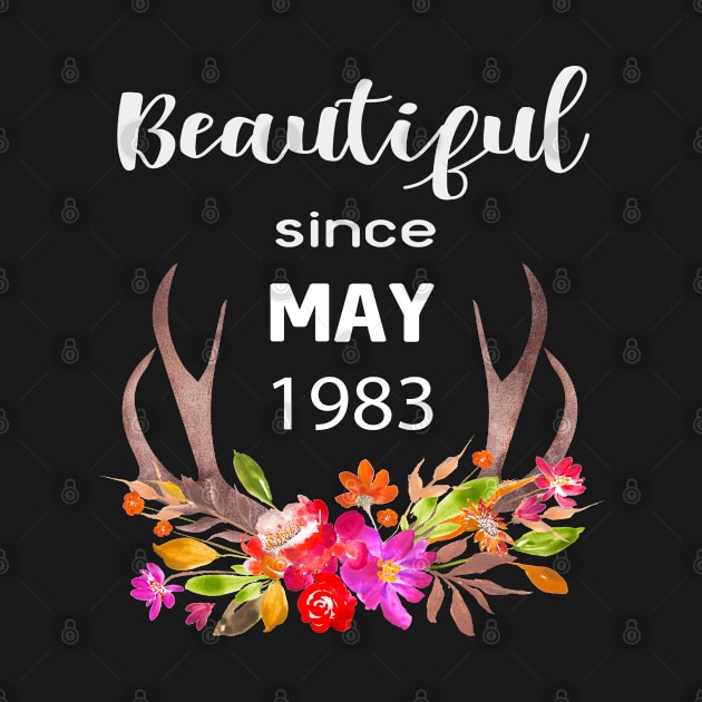 Deer Antler Elk Hunting Flower Horn Beautiful Since May 1983 by familycuteycom