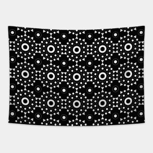 Black and white seamless pattern Tapestry