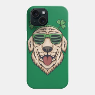 Irish Golden Retriever Funny St. Patrick's Day Gift Phone Case