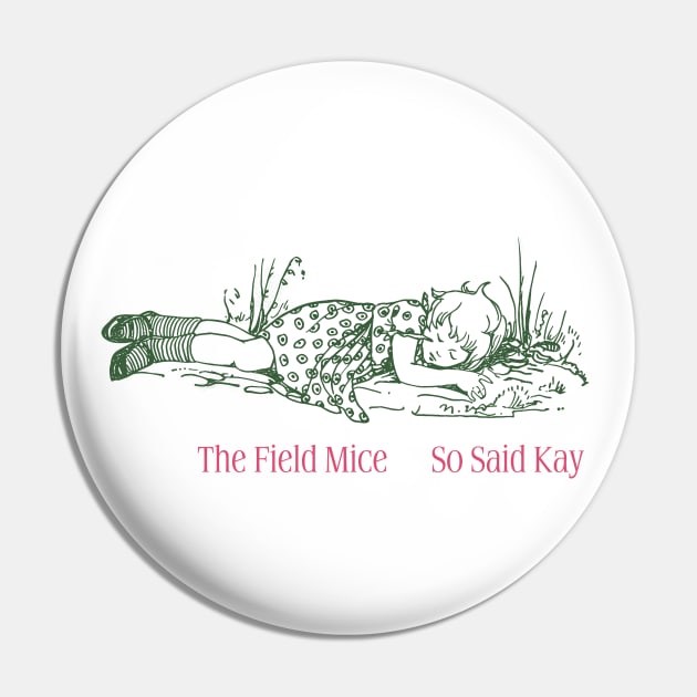 The Field Mice --- Original Fan Artwork Pin by unknown_pleasures