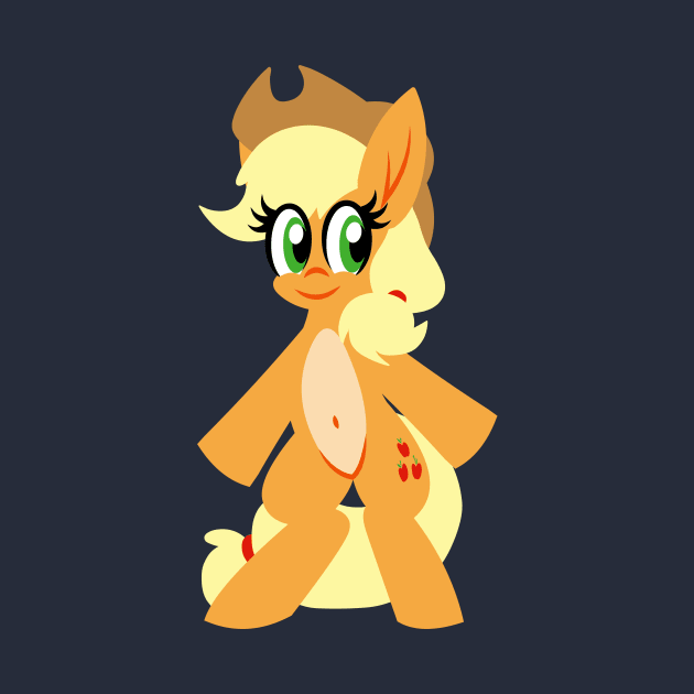 Standing Applejack by Tridashie