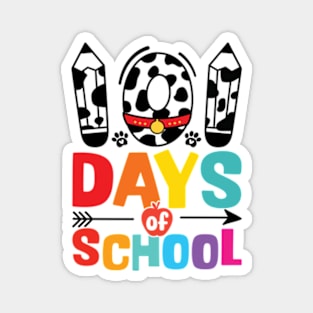 101 Days Of School Dalmatian Dog Magnet