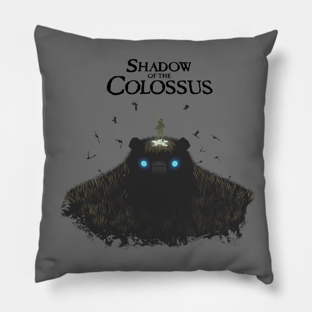 Shadow of the colossus Pillow by atizadorgris