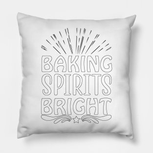 Baking Spirits Bright Pillow