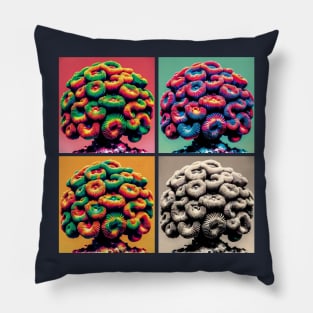 Pop Zoanthids Coral - Cool Underwater Pillow
