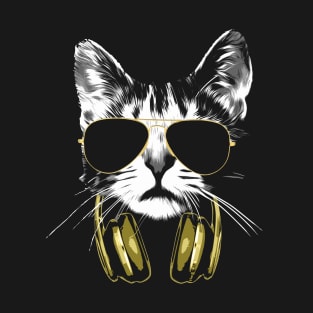 Dj Cat Bling Bling T-Shirt