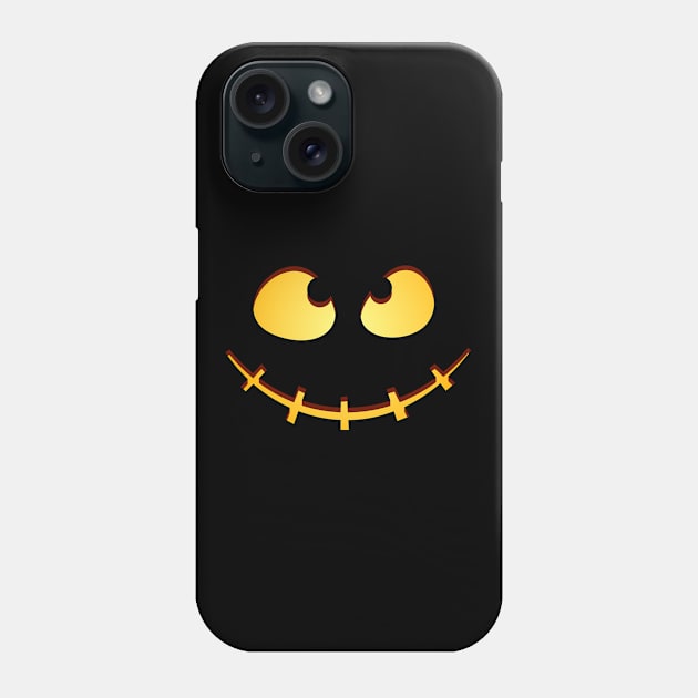 Pumpkin Face Costume For Men Women Halloween Phone Case by Schwarzweiss