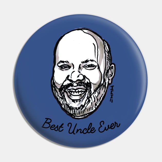 Best Uncle Ever Phil Pin by sketchnkustom