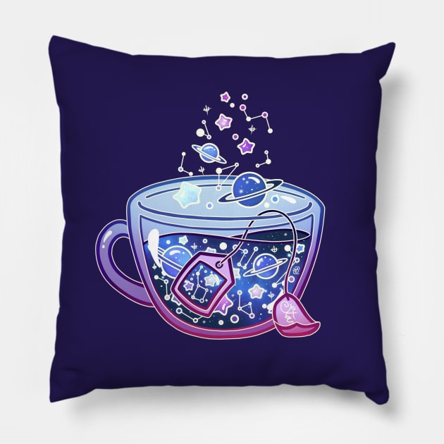 Galaxy Tea Pillow by heysoleilart