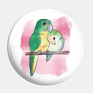 Loving Birds Pin