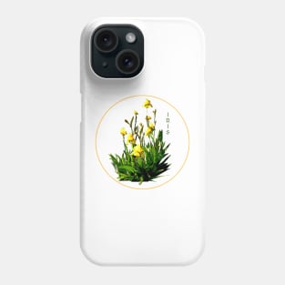 Flower Series  - Iris with transparent background Phone Case