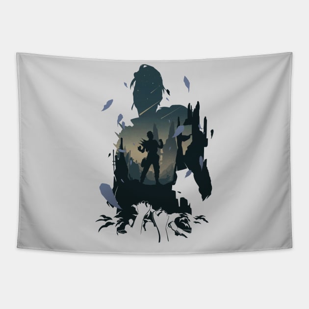 Rebel Warlord Tapestry by whydesign