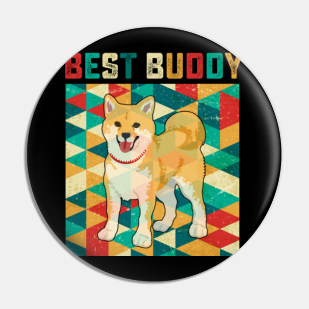 Vintage Best Buddy Shiba Inu T Shirt Men Women Kids Gifts