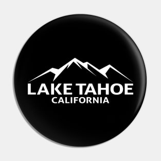 Skiing Lake Tahoe Ski California Pin