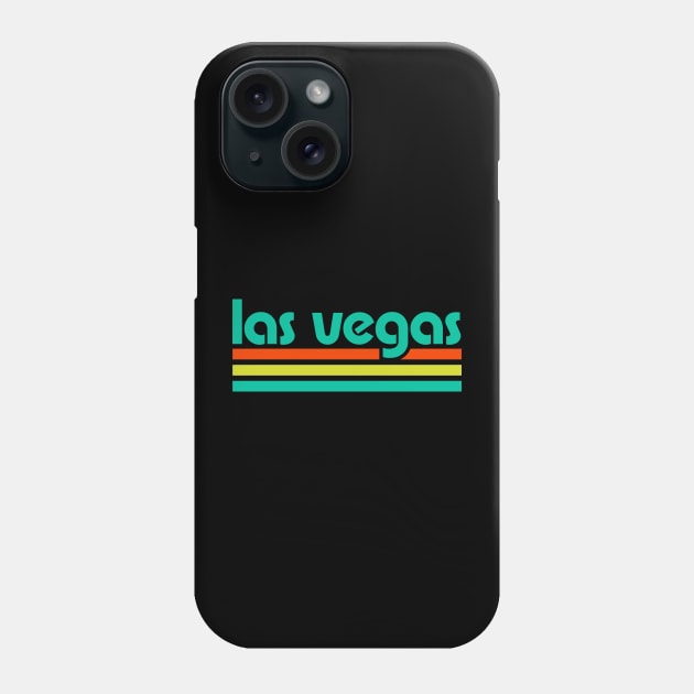 Retro Las Vegas Stripes Phone Case by Now Boarding