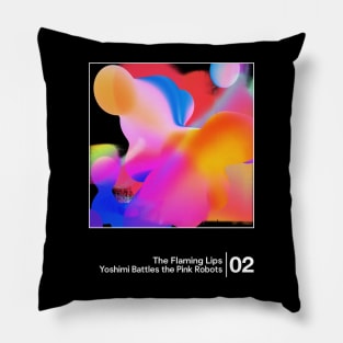 The Flaming Lips / Minimal Style Graphic Artwork Design Pillow