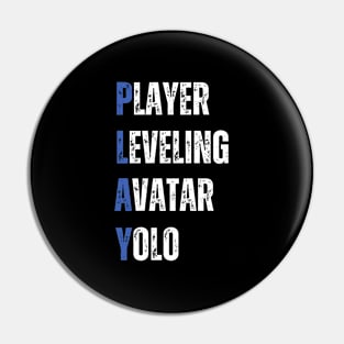 Play funny gaming acronym Pin