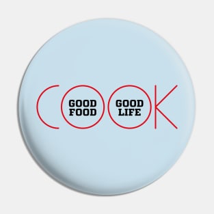 COOK IS LIFE Pin