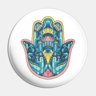 Hamsa Talisman Pin