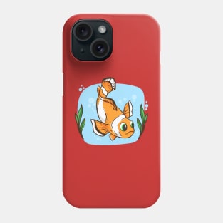 Hand Drawn Clown Fish Phone Case