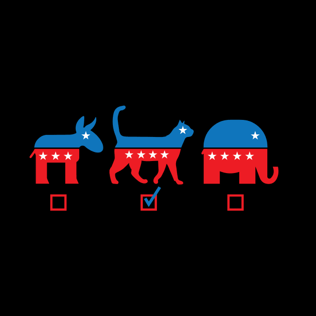 My Vote Is Cats - Cat Lover Cats by fromherotozero