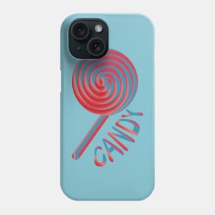 candy red blue Phone Case