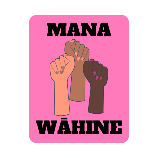 mana wāhine strong woman hands pink design T-Shirt