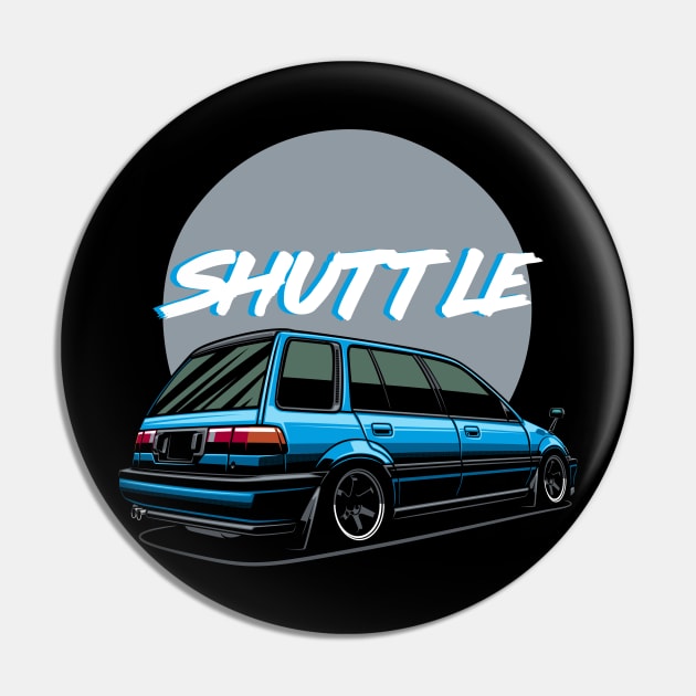 Civic Shuttle Pin by Markaryan