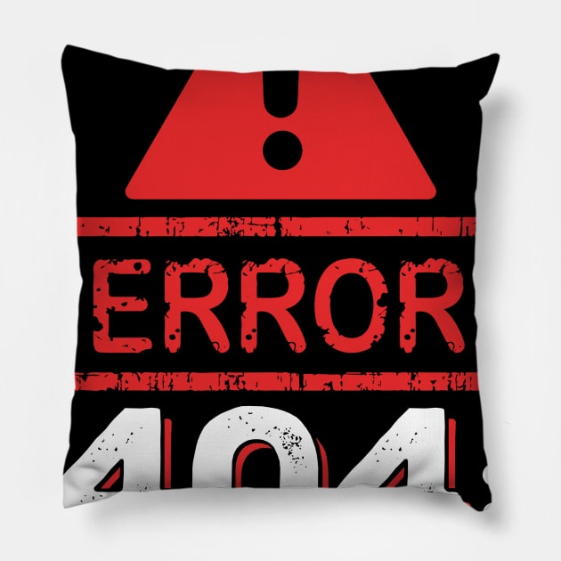 Error 404 Gender Not Found Agender Pride Non Binary Pillow by finchandrewf