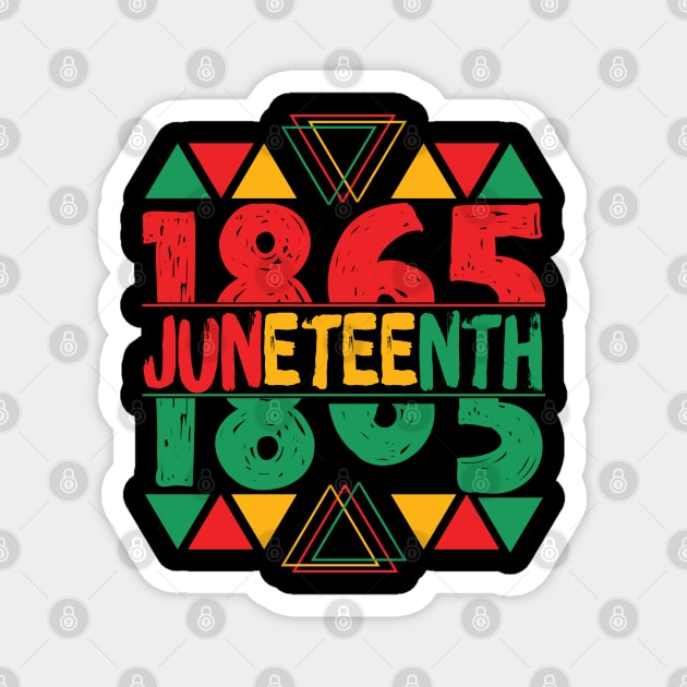 Juneteenth 1865 Magnet by The WYLD Tribe