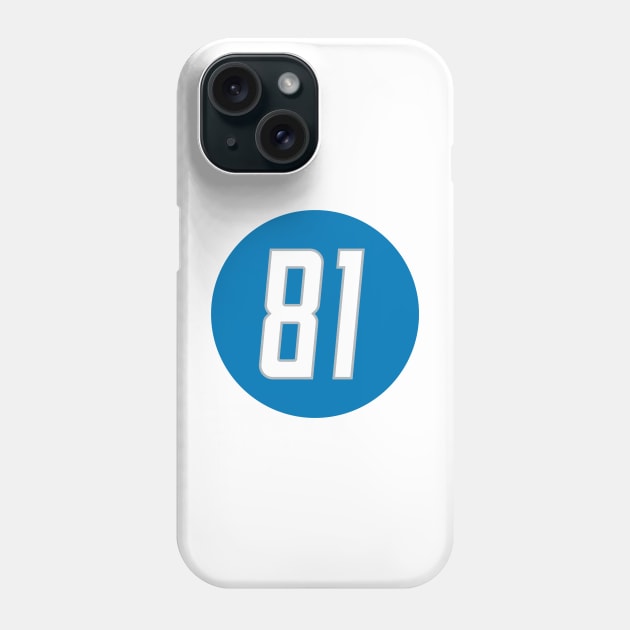 Calvin Johnson Phone Case by naesha stores