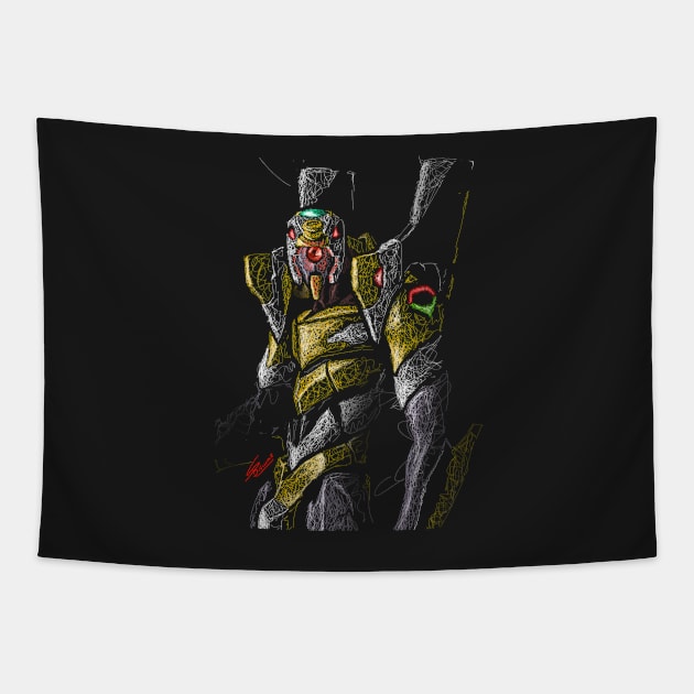 Eva unit 00 Tapestry by Shawngkolon