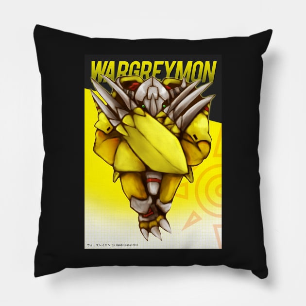 digimon wargreymon Pillow by DeeMON