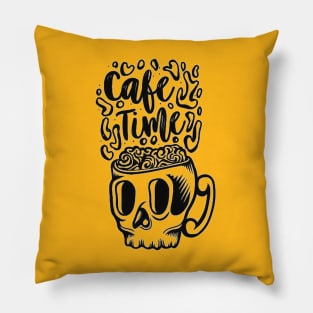 cafe time Pillow