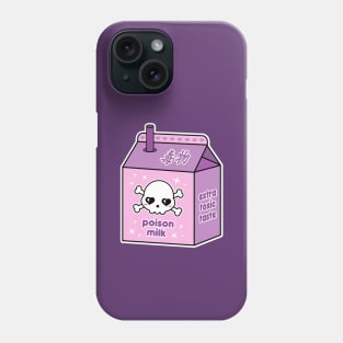 Poison Milk | Kawaii Milk | Pastel Goth Phone Case