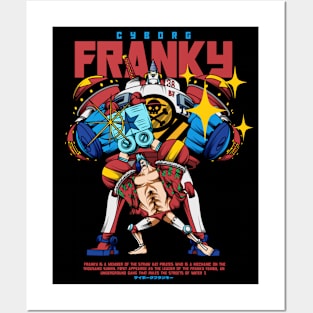 One Piece Franky Pixel Art Framed Art Print for Sale by kobmamba